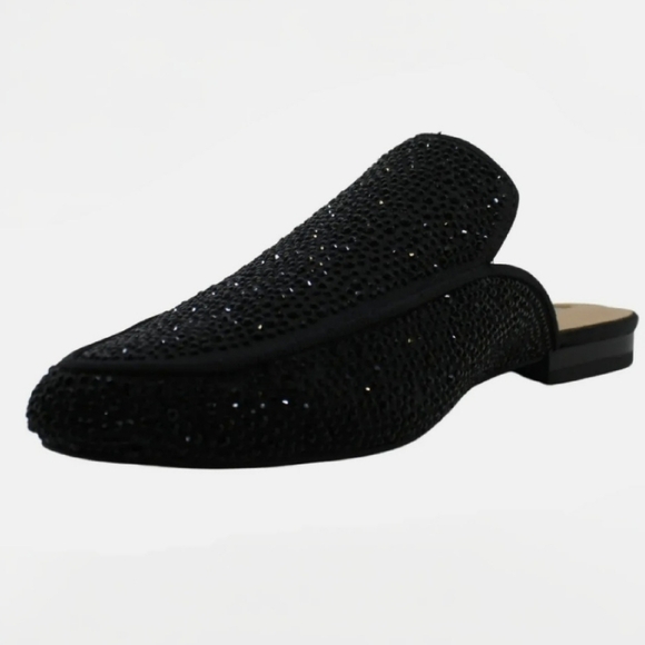 INC International Concepts Gannie Mules black 5 - Picture 1 of 11